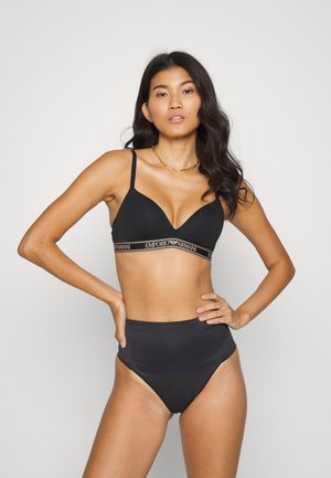 COVER YOUR BASES THONG 2 PACK - Thong - black