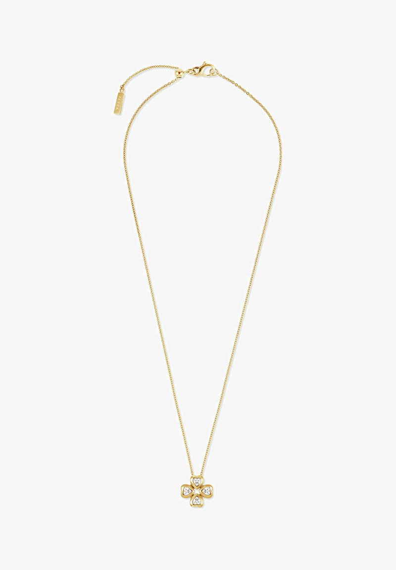 JETTE ZIRKONIA - Halskæder - gold-coloured