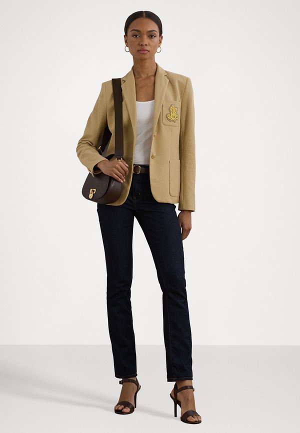 BULLION JACQUARD BLAZER - Blazer - camel3