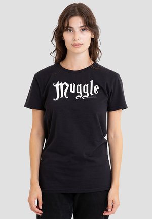 Cotton Soul, HARRY POTTER MUGGLE - Print T-shirt - black
