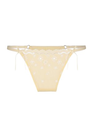 Hunkemöller, HUNKEMÖLLER HIGHLEG THONG GAIA - String - yellow
