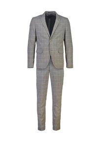 Lindbergh CHECKED SLUB - Completo - khaki