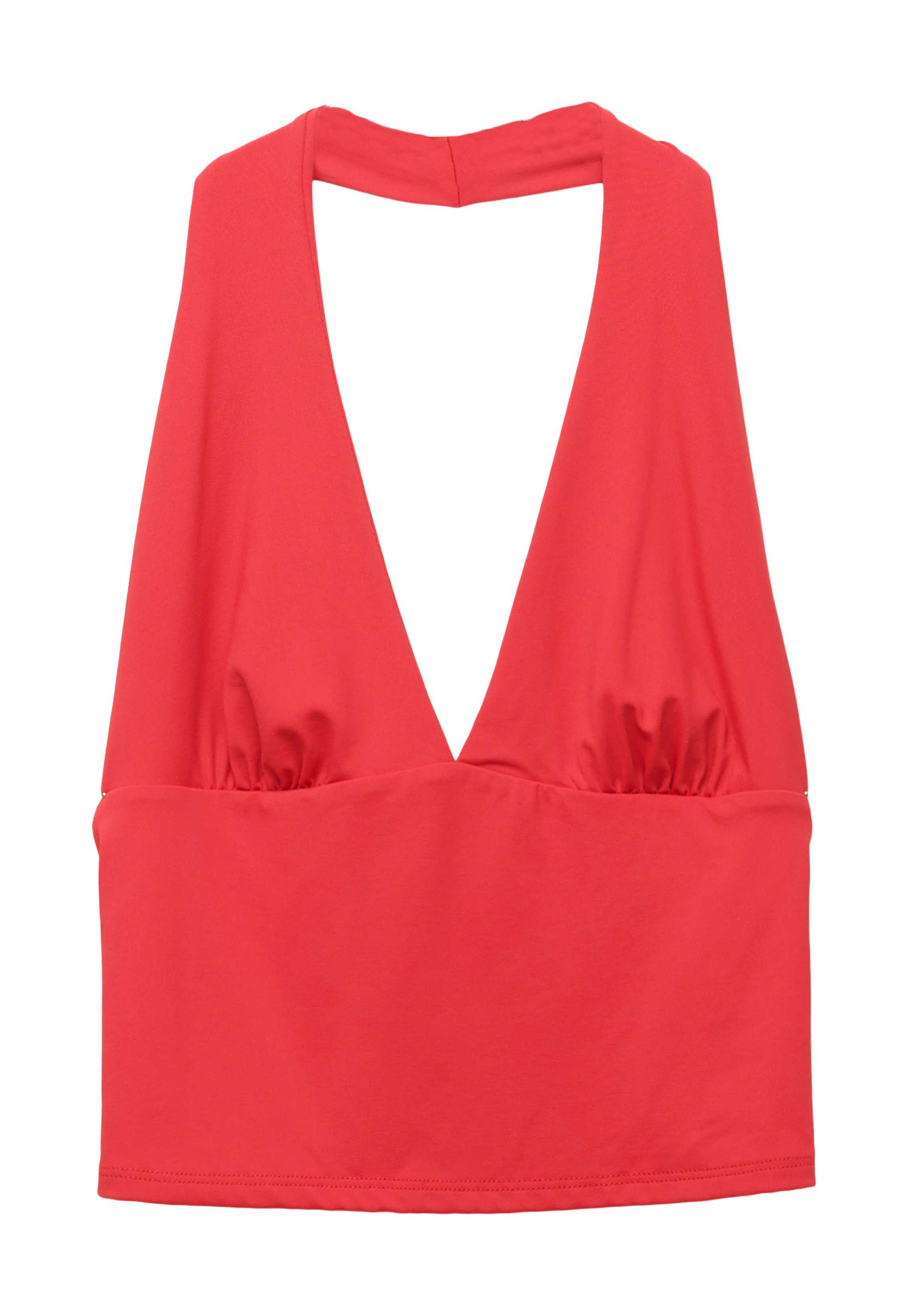 Open-back halter top