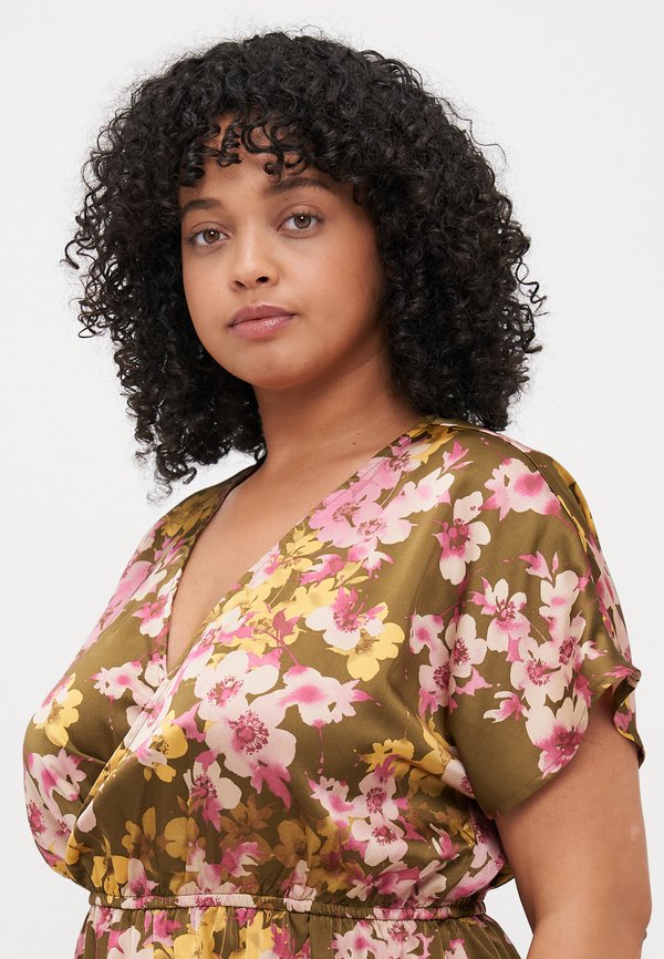 CARFULIA WRAP DREES - Day dress - olive4