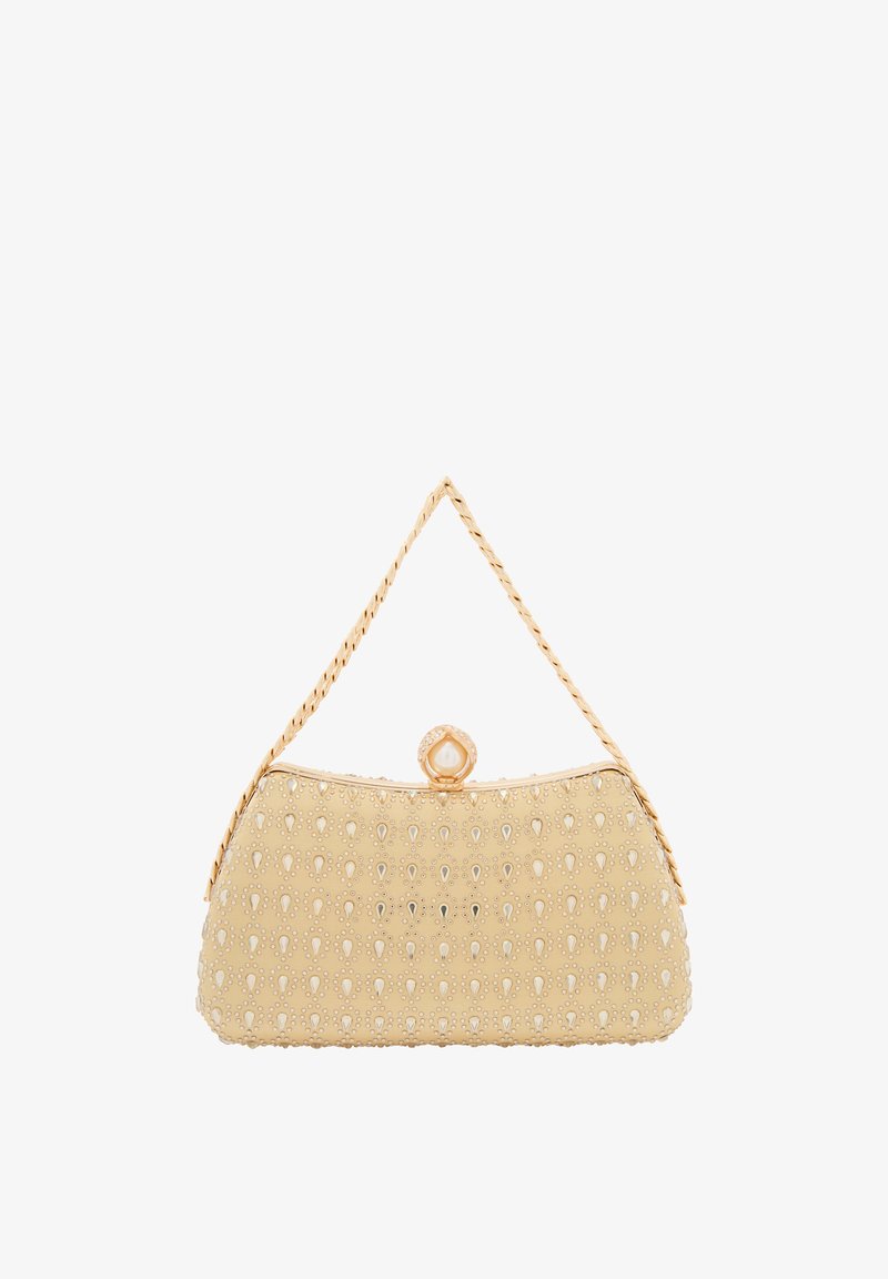 faina Clutch - gold coloured