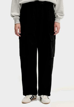 TRANCE - Pantalones cargo - black