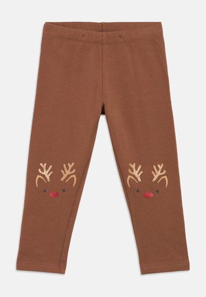 Lindex, CHRISTMAS UNISEX - Leggings - brown
