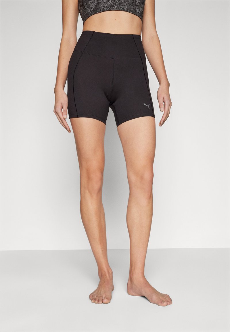 Puma STUDIO FOUNDATIONS BIKER - Leggings - black