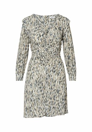 LIU JO, LIU JO PRINTED SHORT DRESS - Robe de jour - beige