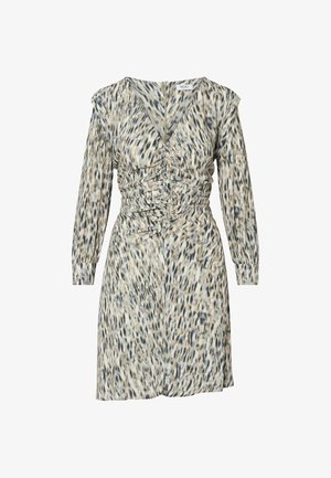 LIU JO, LIU JO PRINTED SHORT DRESS - Robe de jour - beige