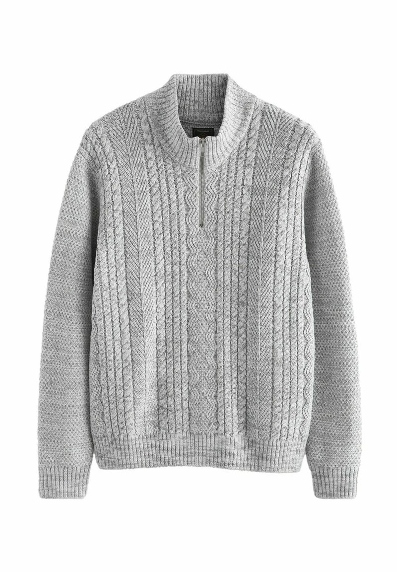 Pull Homme NEXT Taille L – Gris Chiné, Col Rond, Manches Longues – Parfait état !