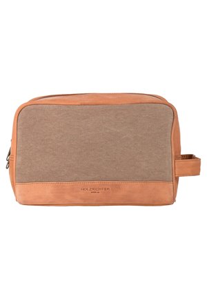 Wash bag - camel beige