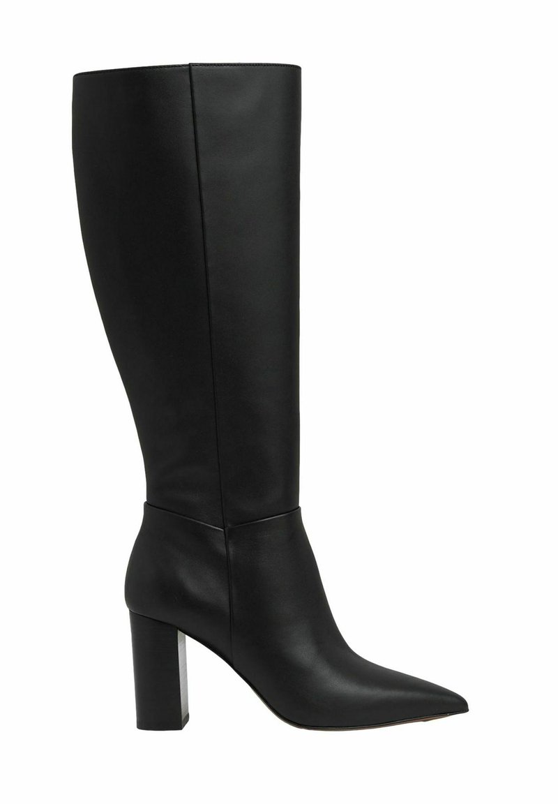 Reiss REGULAR FIT - BIANCA BLOCK HEEL - Vysoká obuv - black