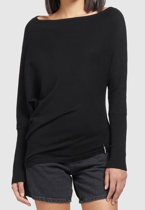 Strickpullover - black