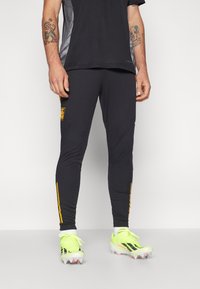 adidas Performance JAMAICA JFF TRAINING PANT - Leggings - black/semi solar gold