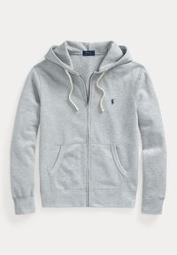 THE RL FLEECE FULL-ZIP HOODIE - Luvtröja - andover heather