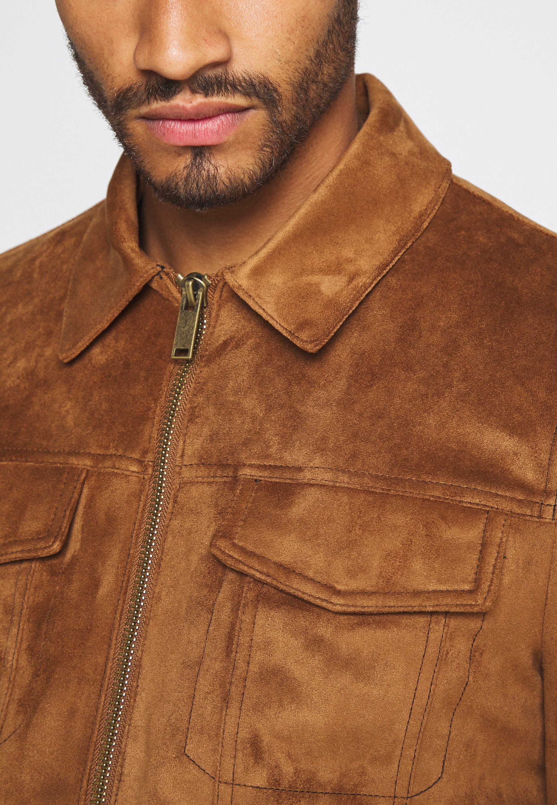 River Island Imitert skinnjakke tan Zalando.no River Island Imitert skinnjakke tan Zalando.no