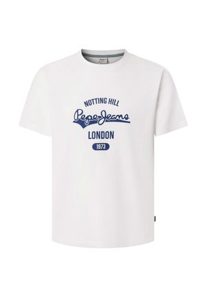 Pepe Jeans, PEPE JEANS PRINT T-SHIRT JIMMY TEE - Tričko s potlačou - white