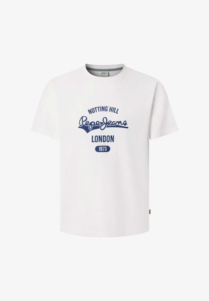 Pepe Jeans, PEPE JEANS PRINT T-SHIRT JIMMY TEE - Tričko s potlačou - white