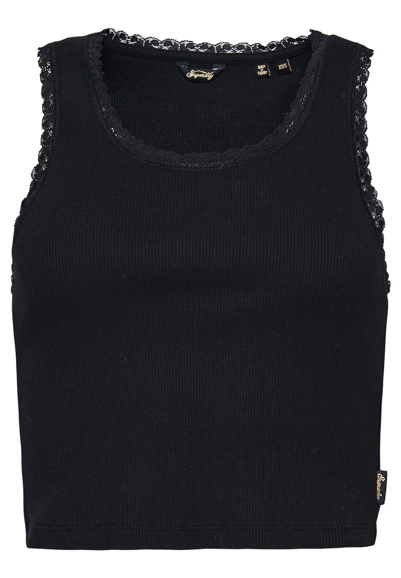 Superdry & Co Top zwart Superdry & Co Top zwart