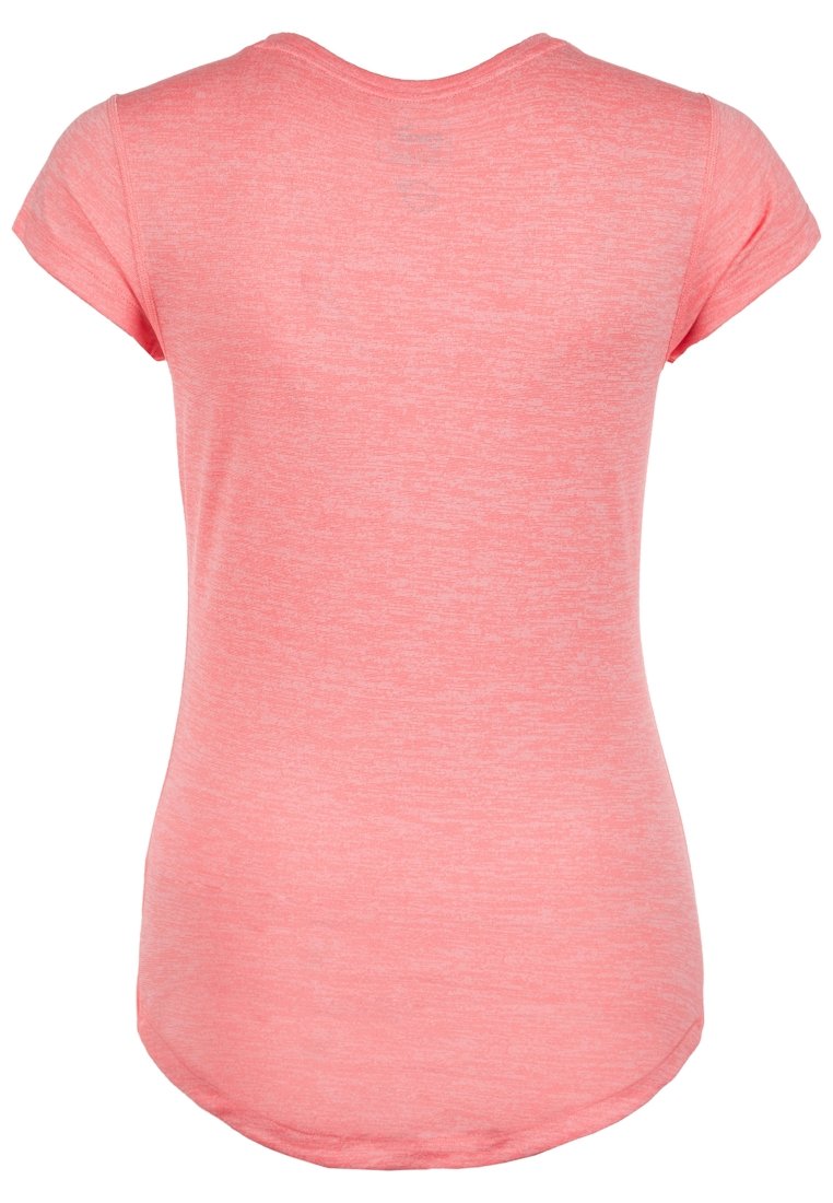 Puma HEATHER CAT - T-Shirt print - soft fluo peach heather/rosa meliert -  Zalando