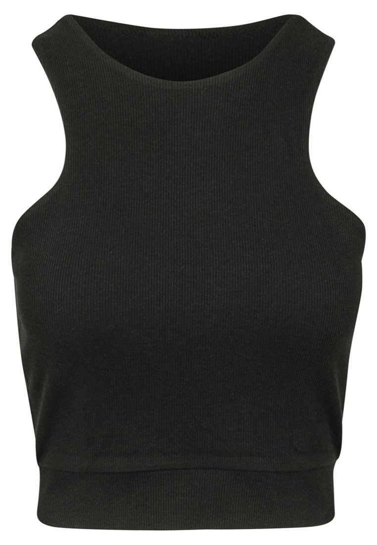 Damen T-Shirts | Urban Classics LADIES SQUARED SHORT TOP Top black/schwarz - RK20862 Damen T-Shirts | Urban Classics LADIES SQUARED SHORT TOP Top black/schwarz - RK20862