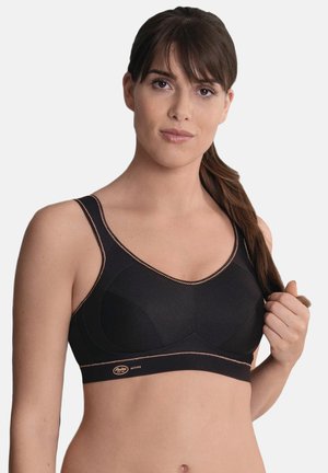 ACTIVE EXTREME CONTROL - Sports bra - schwarz/gold