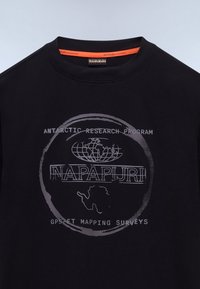Napapijri BALD - T-shirt med print - black beauty
