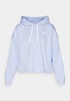 RIVAL TERRY HOODIE - Felpa con cappuccio - celeste/white