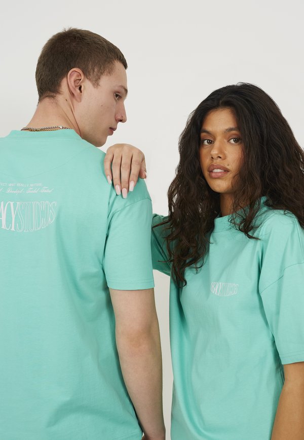 UNISEX - Print T-shirt - bright teal2