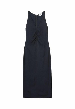 Reiss PARI RUCHED SLEEVELESS MIDI - Päevakleit - navy