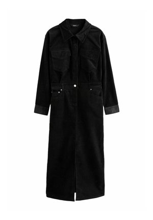MIDI - REGULAR FIT - Košilové šaty - black