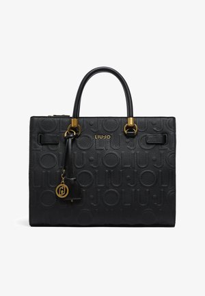 LIU JO, LIU JO MEDIUM SATCHEL BAG WITH CHARM - Sac à main - black