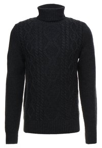 Pullover - mottled dark blue