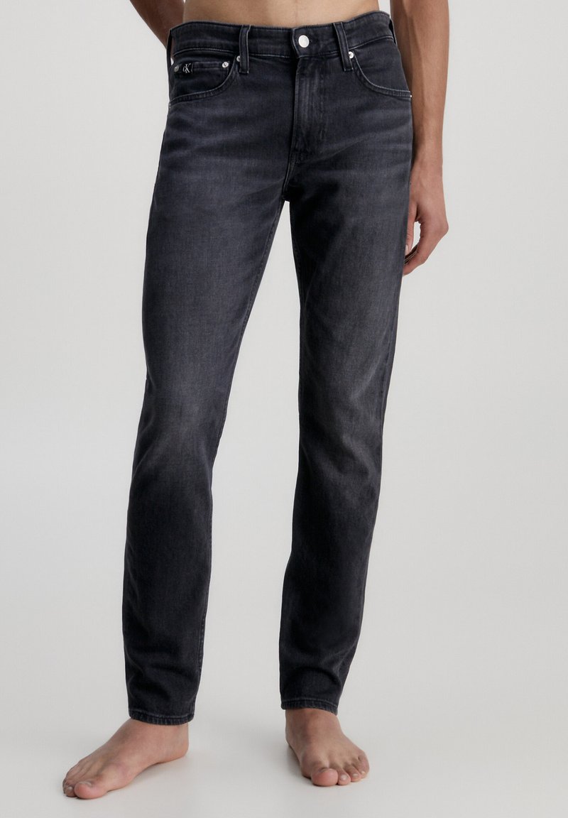 Calvin Klein Jeans SLIM TAPER Straight leg jeans denim black/black
