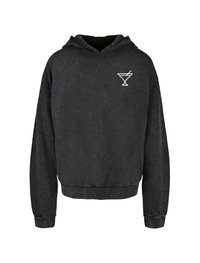 SUMMER - COCKTAIL ACID WASHED  - Sweat à capuche - black