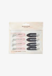 REVOLUTION CREASELESS CLIPS - Hiusasuste - black/crème