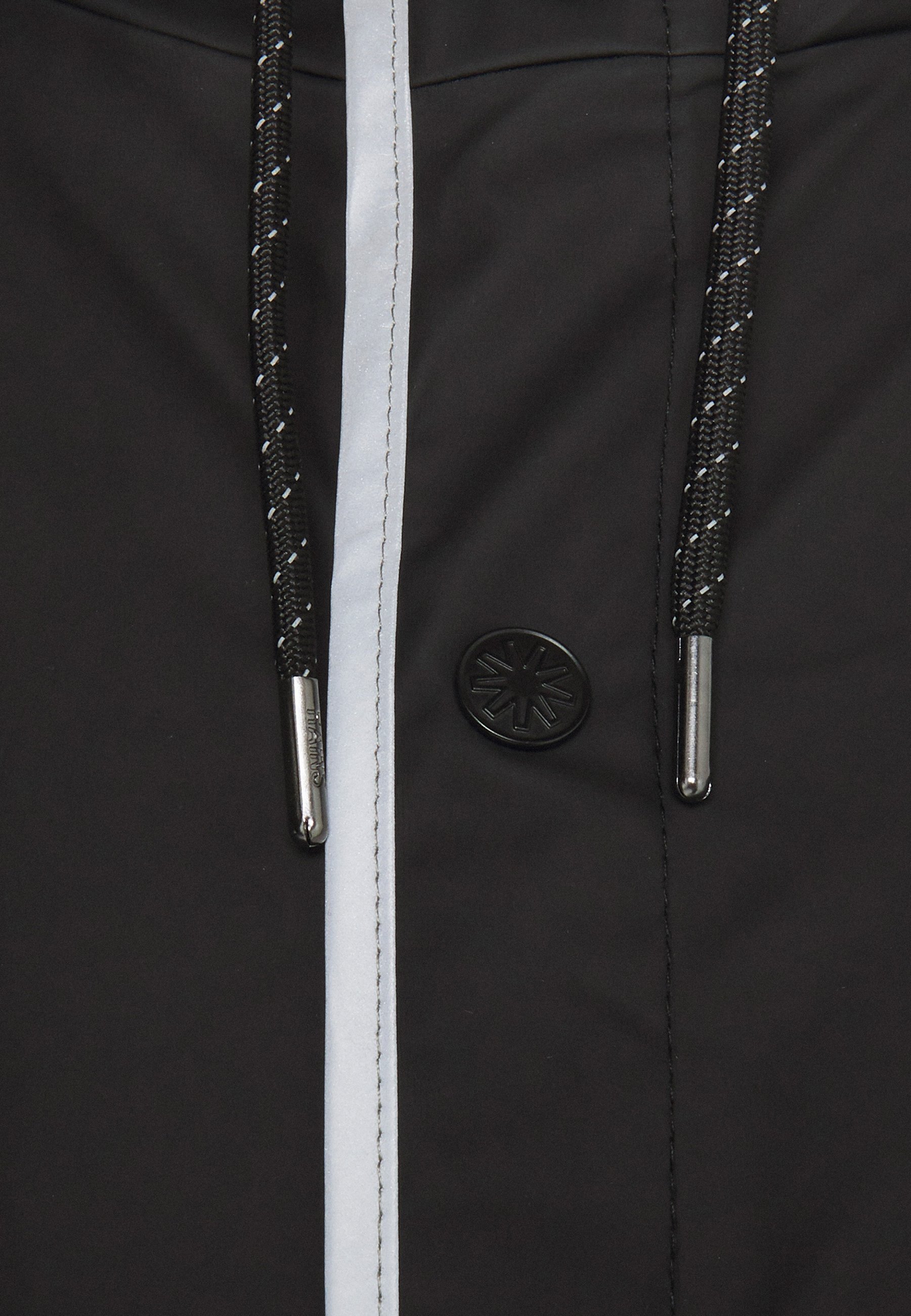 Rains LONG JACKET REFLECTIVE UNISEX - Regenjas - black/zwart - Zalando.nl
