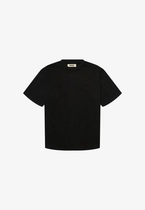 Woodbird, BAINE WARP ACID TEE - Nyomott mintás póló - washed black