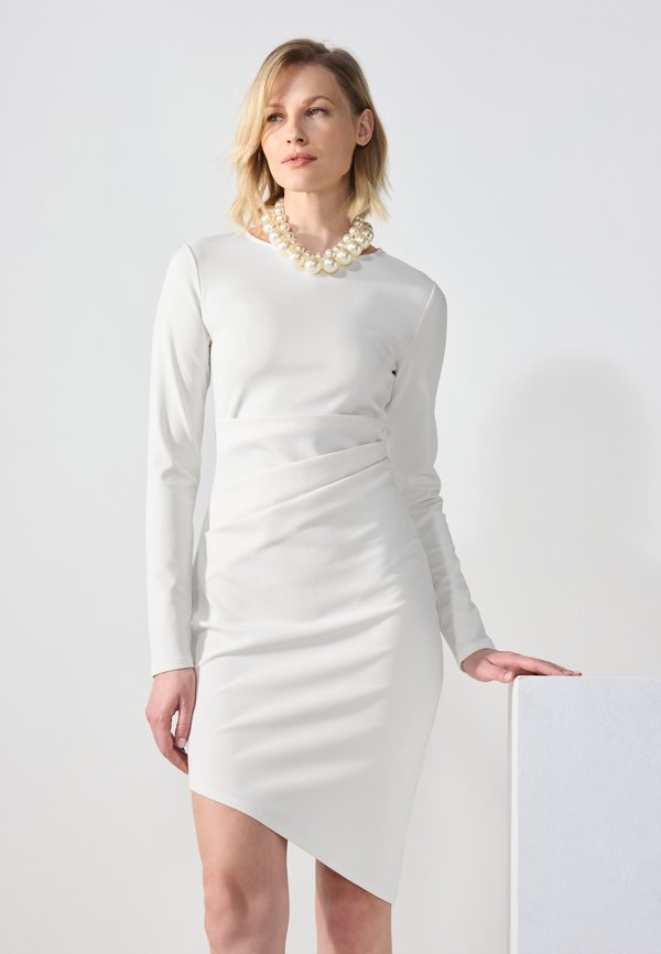 Jersey dress - egret