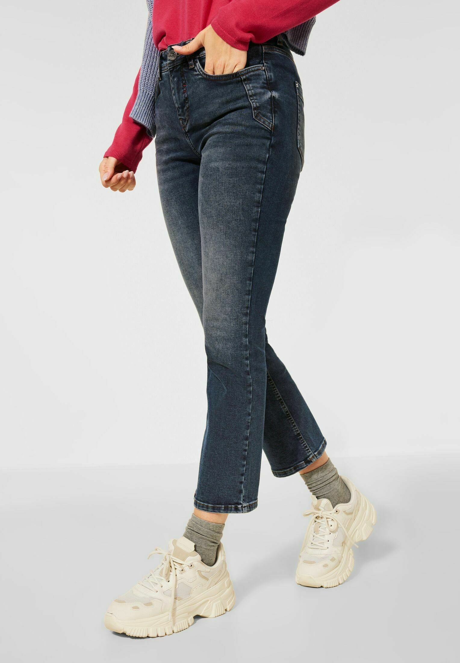 Street One Flared Jeans - blau/donkerblauw - Zalando.nl
