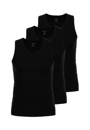 AMMANN 3ER PACK ATHLETIC MODERN  MICRO - Unterhemd/-shirt - schwarz