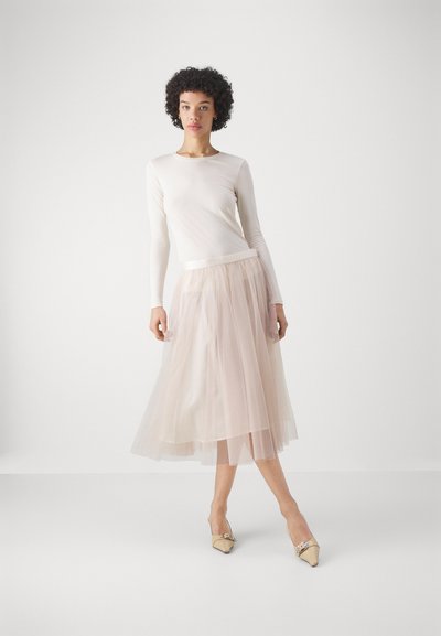 Ida Sjöstedt FLAWLESS SKIRT - A-vonalú szoknya - warm beige