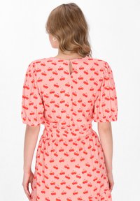 myMo Bluse - coral multicolor
