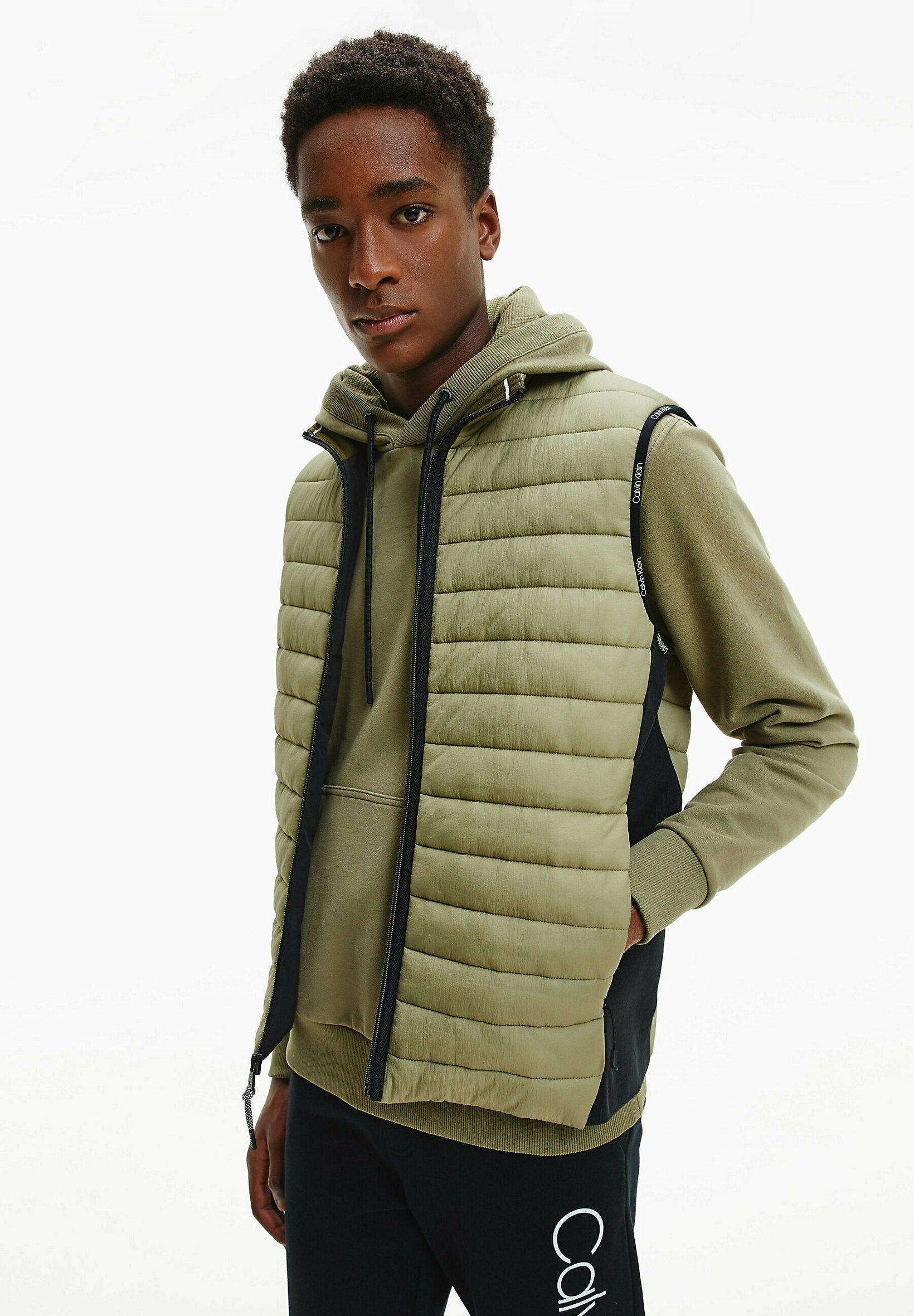 Calvin Klein CRINKLE VEST - Weste 