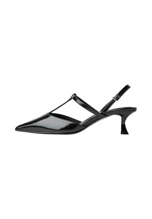 KITTEN HEEL WITH STRAP - Classic heels - black