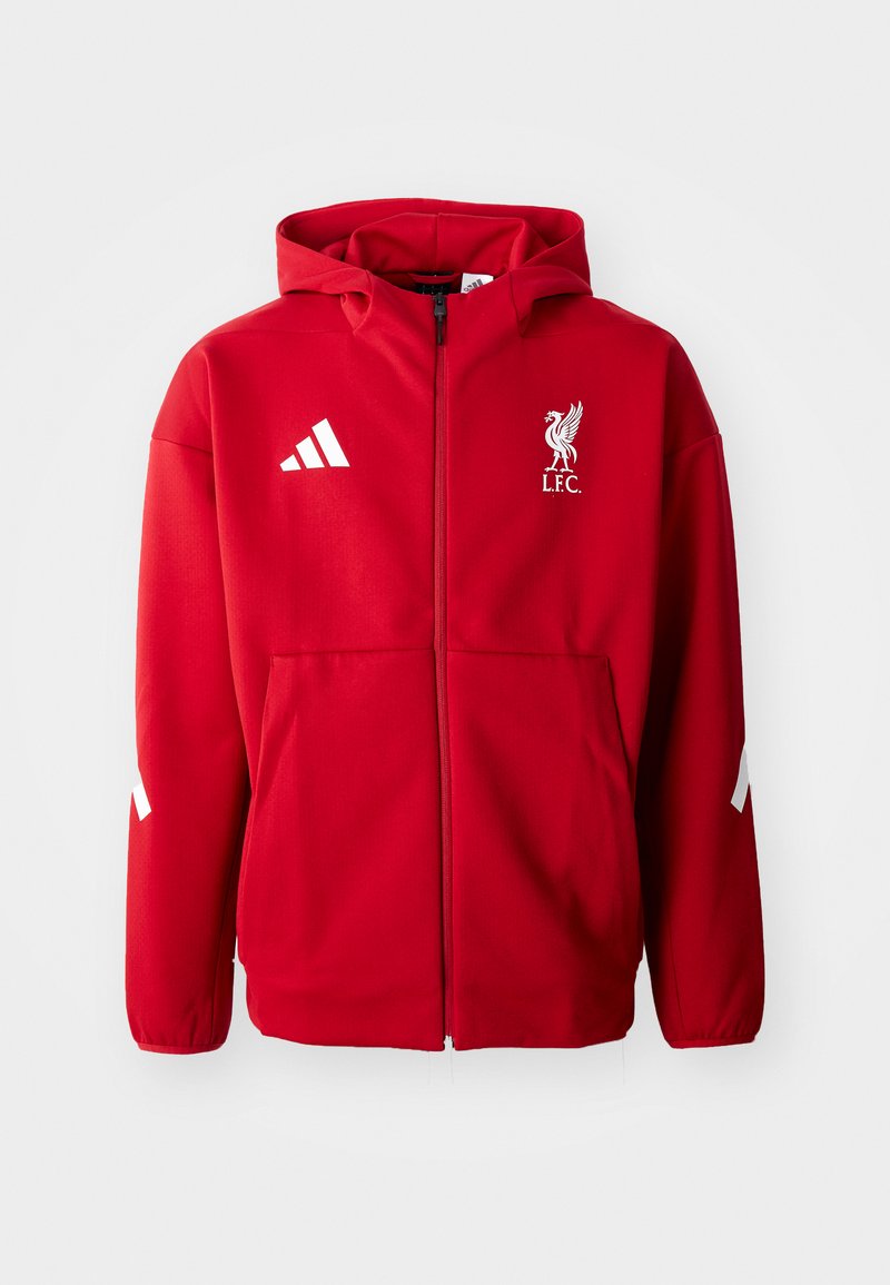 Giacca Presentazione Allenamento Liverpool FC Warrior – Rossa, Stampa Originale, Taglia 2XL – Rara!