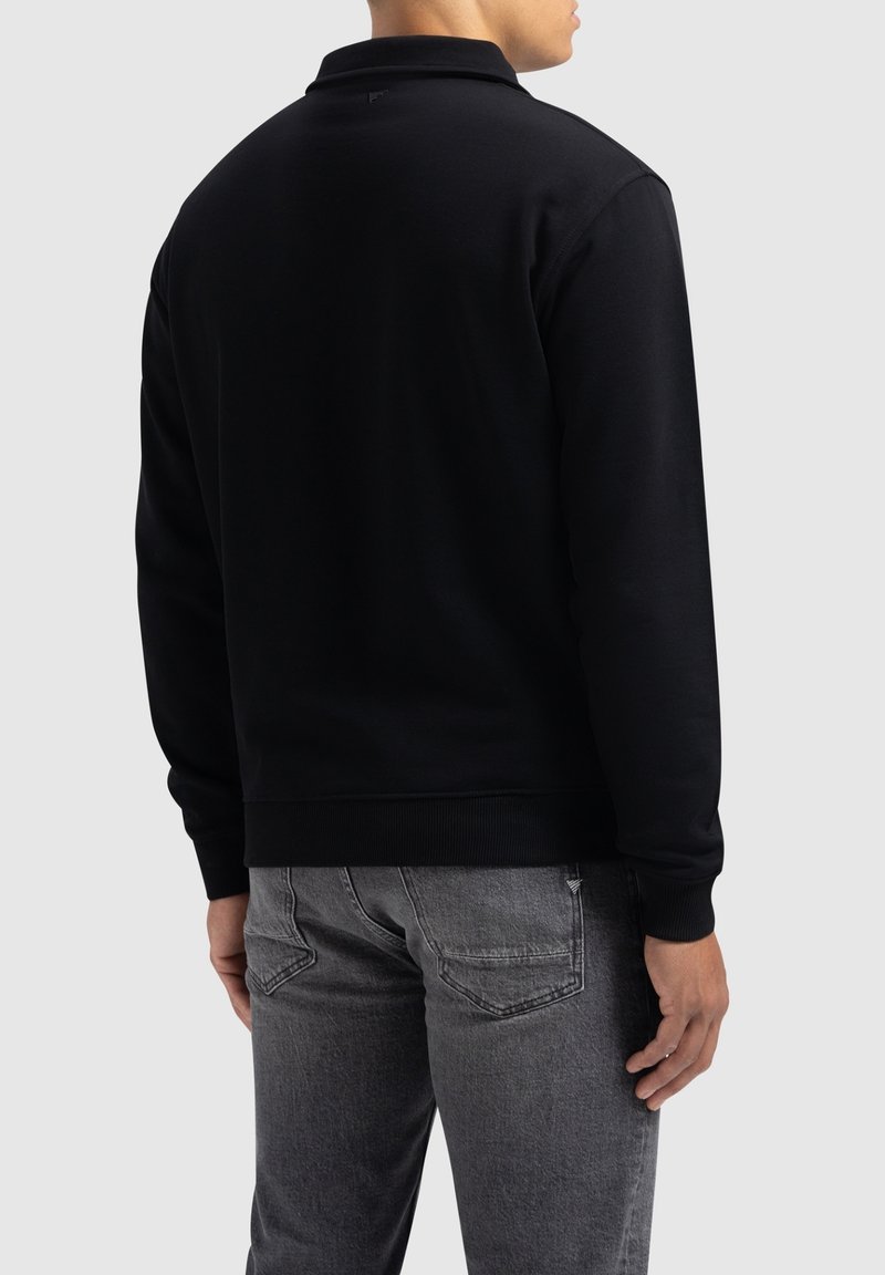 Only Gebreide pullover met streepmotief, model 'LEISE' in zwart online