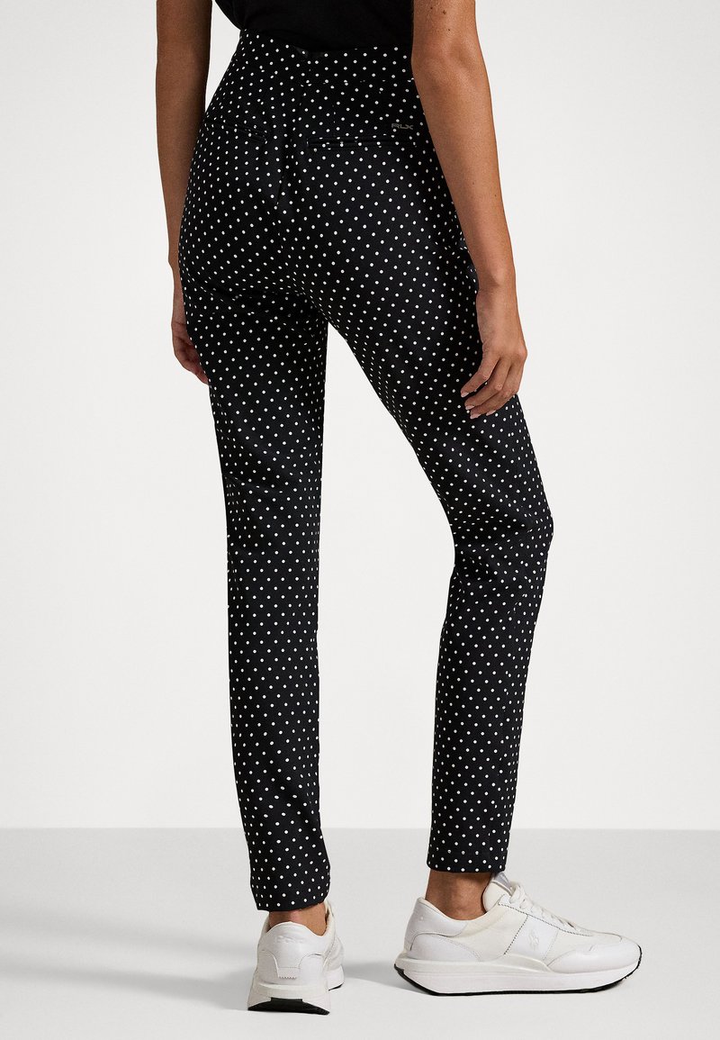 Polo Ralph Lauren POLKA DOT STRETCH TWILL PANT - Trousers - black