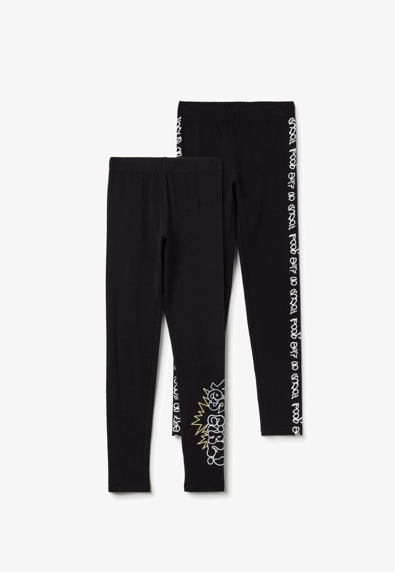 OVS 2 PACK - Legging (type pantalon) - black